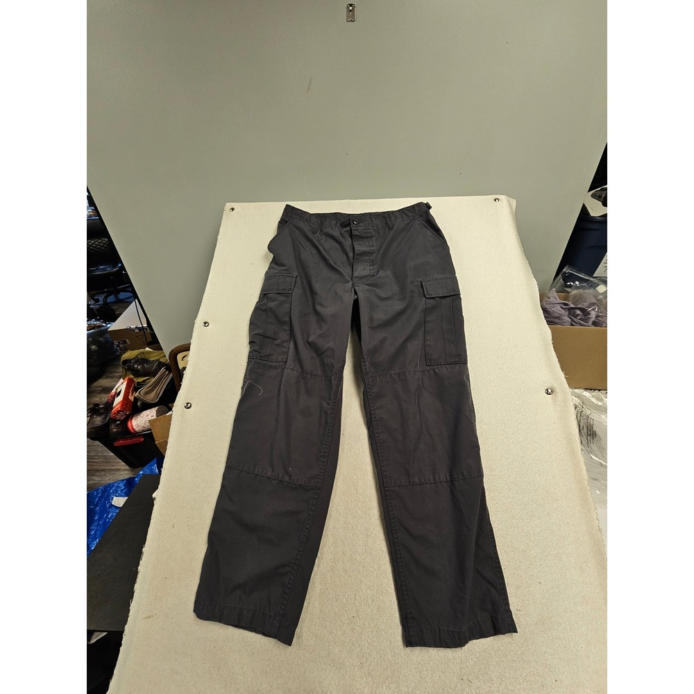 Propper Mens Tactical Cargo Pants Gray Ripstop Work Trousers Size Large Short